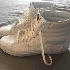 White High Top Vans
